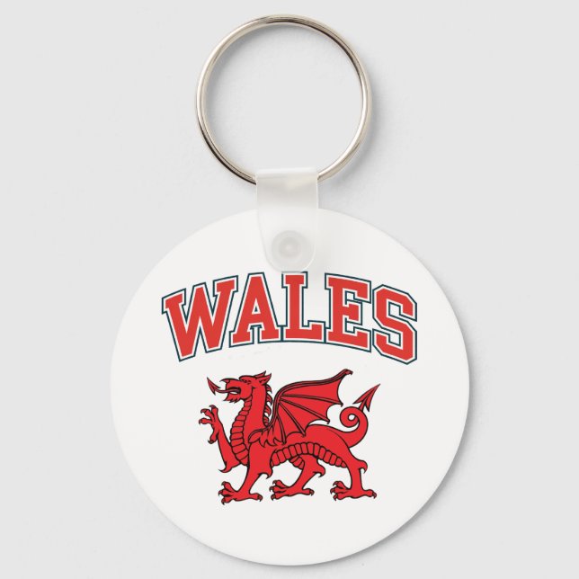 Chaveiro Welsh Dragon (Frente)