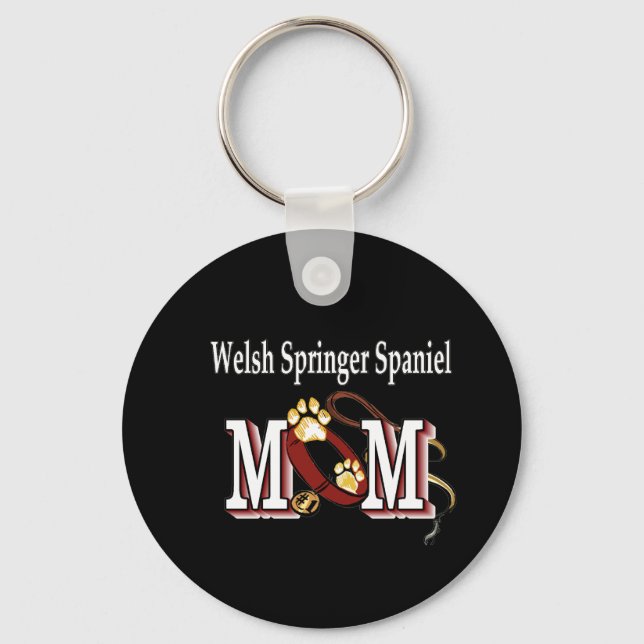 Chaveiro Welsh Springer Spaniel Mamãe Gifts (Frente)