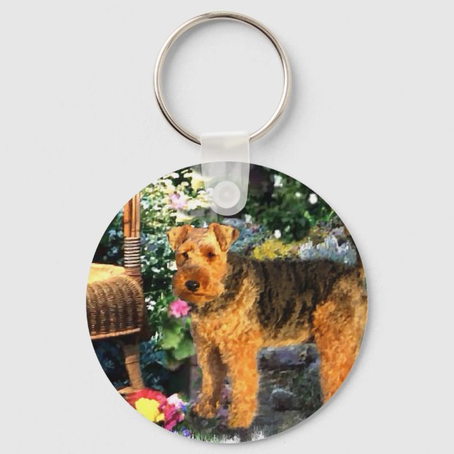 Chaveiro Welsh Terrier Art Gifts (Frente)