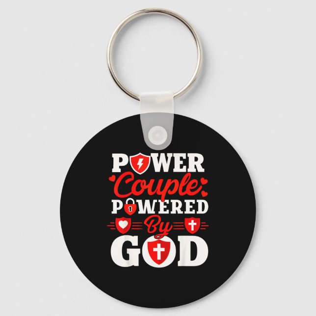 Chaveiro Wer Couple Wered By God Christian Couples Matching (Frente)