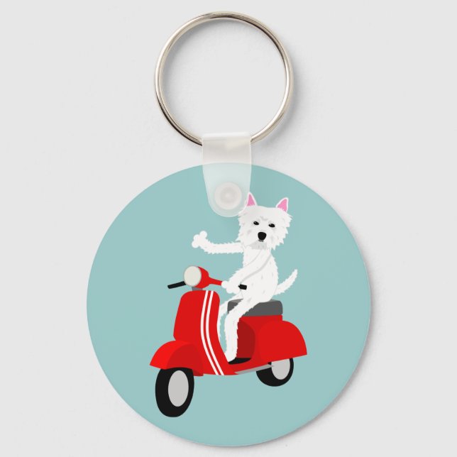 Chaveiro West Highland White Terrier (Frente)