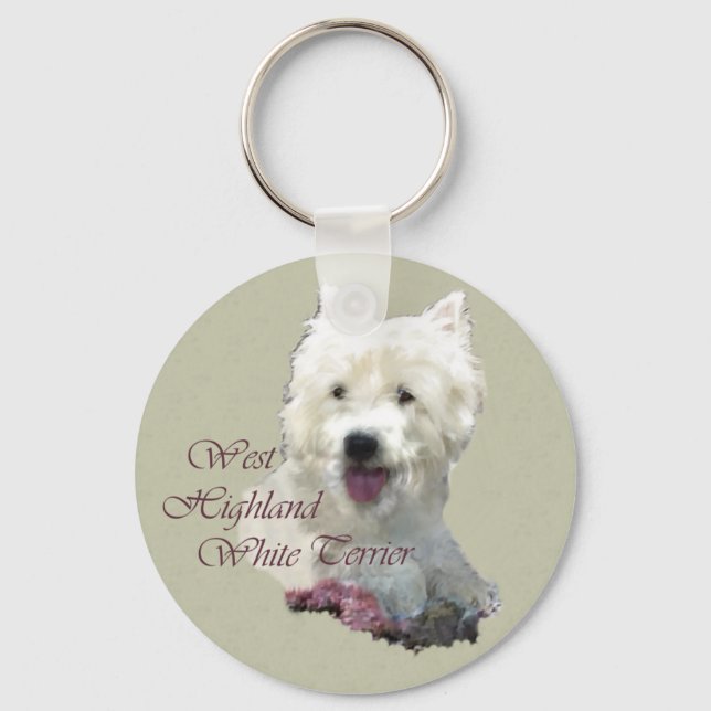 Chaveiro West Highland White Terrier Art (Frente)