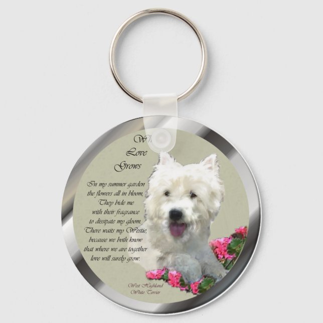 Chaveiro West Highland White Terrier Gifts (Frente)