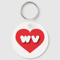 West Virginia Red Heart - Eu amo Wv