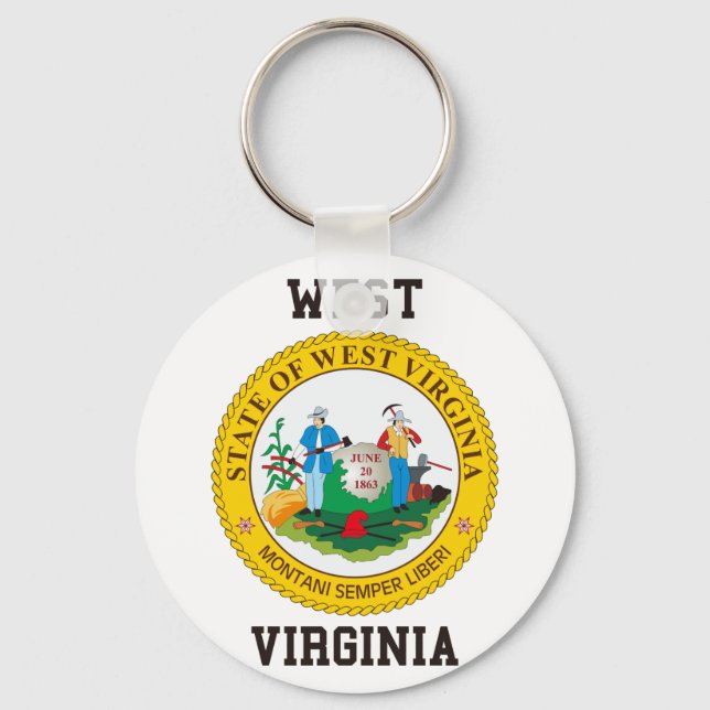 Chaveiro West Virginia Seal (Frente)