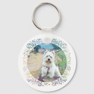 Chaveiro Westie na Orla Marítima