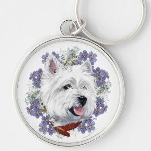 Chaveiro Westie Não Me Esqueças