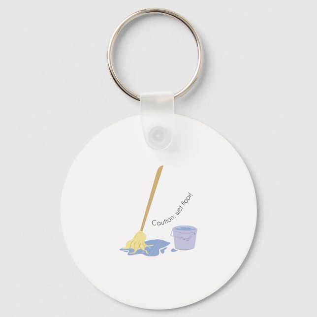 Chaveiro Wet Floor (Frente)