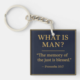 Chaveiro WHAT IS MAN – Bro Scott Memorial Acrylic Keychain