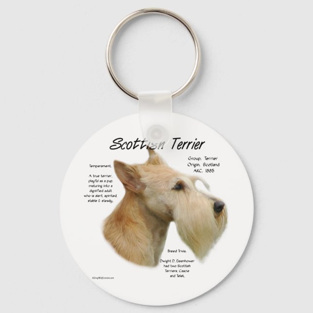 Chaveiro Wheaten Scottie History (Frente)