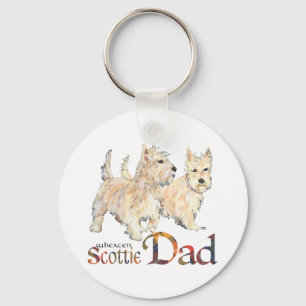 Chaveiro Wheaten Scotties Celebram Dia de os pais