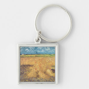 Chaveiro Wheatfield com polias, 1888 de Vincent van Gogh