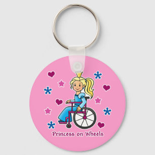 Chaveiro Wheelchair Princess