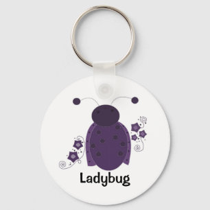 Chaveiro Whimsic Purple Ladybug