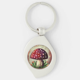 Chaveiro Whimsical Mushroom & Fungi Motif – Nature-Inspired