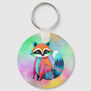 Chaveiro Whimsical Raccoon
