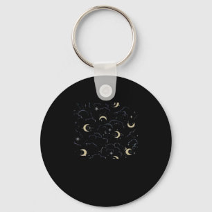 Chaveiro Whimsigoth Clouds Sun Moon Witchy