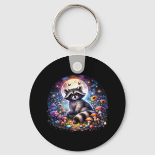 Chaveiro Whimsigoth Raccoon Por Luz Da Lua, Ventilador Colo