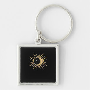 Chaveiro Whimsigoth Sun Moon Space Classic