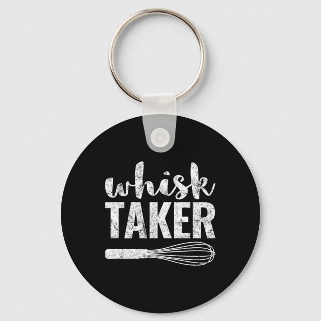 Chaveiro Whisk Taker Engraçado Rei Pun Presente (Frente)