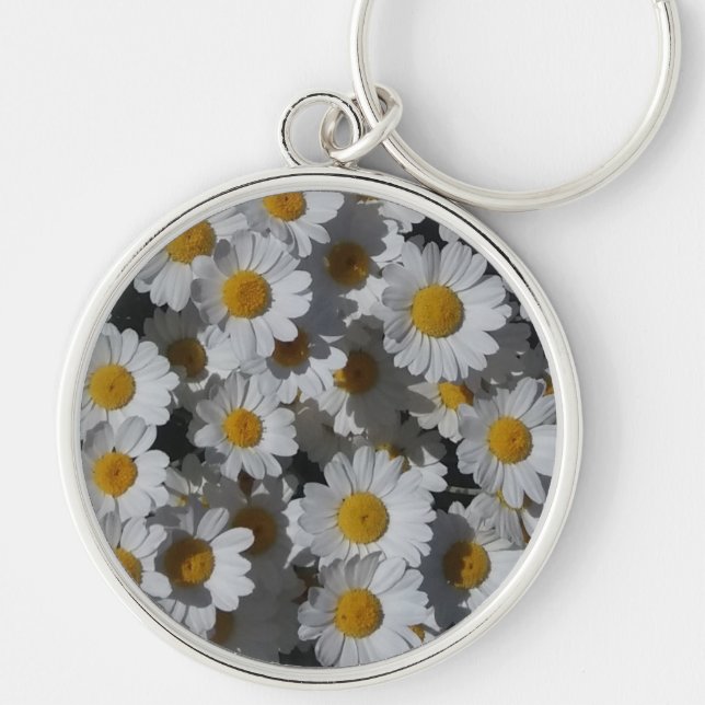 Chaveiro White Daisies (Frente)