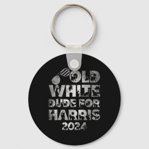 Chaveiro White Dude For Harris Kamala Harris 2024 President