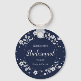 Chaveiro White Floral