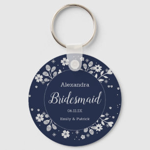 Chaveiro White Floral