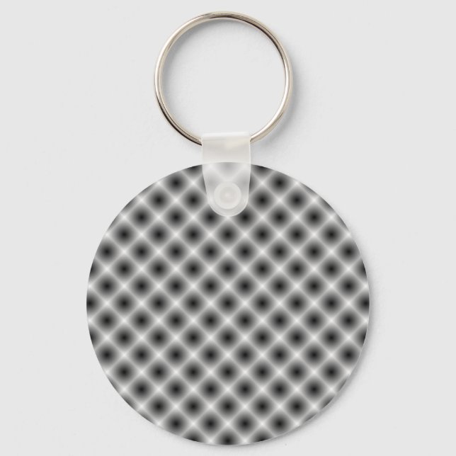 Chaveiro White Mesh Moire por Kenneth Yoncich (Frente)