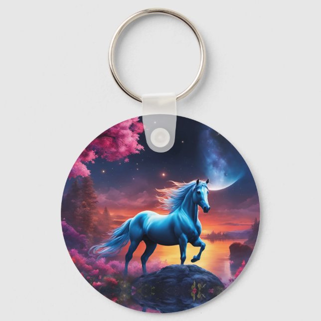 Chaveiro White Stallion Fantasy Pink Garden (Verso)