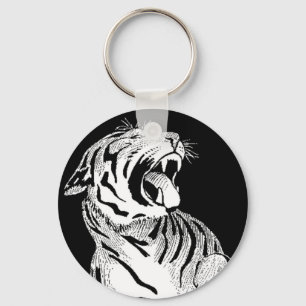 CHAVEIRO White Tiger Agressivo Gato Grande Narraçã
