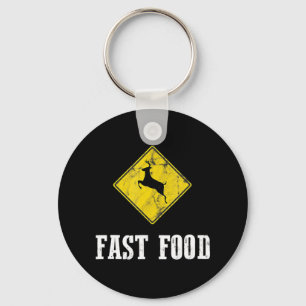 Chaveiro Whitetail Buck Fun Deer Hunason Season Fast Comida