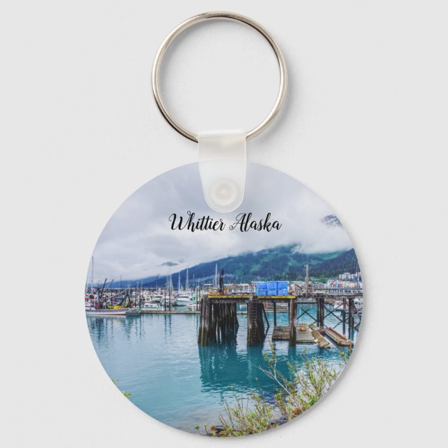Chaveiro Whittier Alaska Harbor Key Chain (Frente)