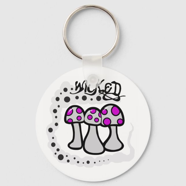 Chaveiro Wicked Mushroom (Frente)