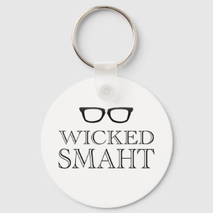 Chaveiro Wicked Smaht (Smart) Boston Fala Humor