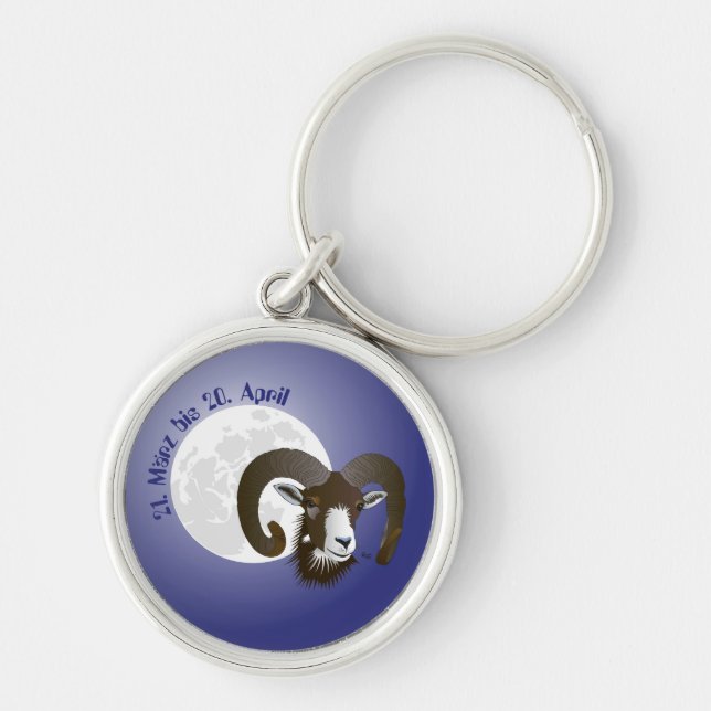 Chaveiro Widder - Sternbild Schlüsselanhänger (Frente)