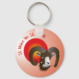 Chaveiro Widder - Sternbild Schlüsselanhänger