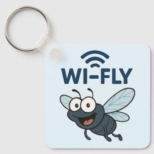 Chaveiro Wifi Engraçado (Frente)