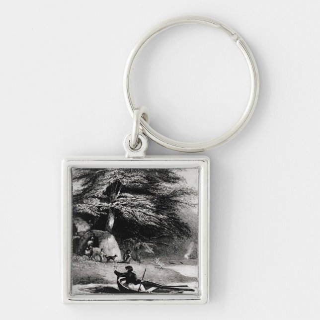 Chaveiro Wigwams de Fuegian na esperança Harbourin o (Frente)