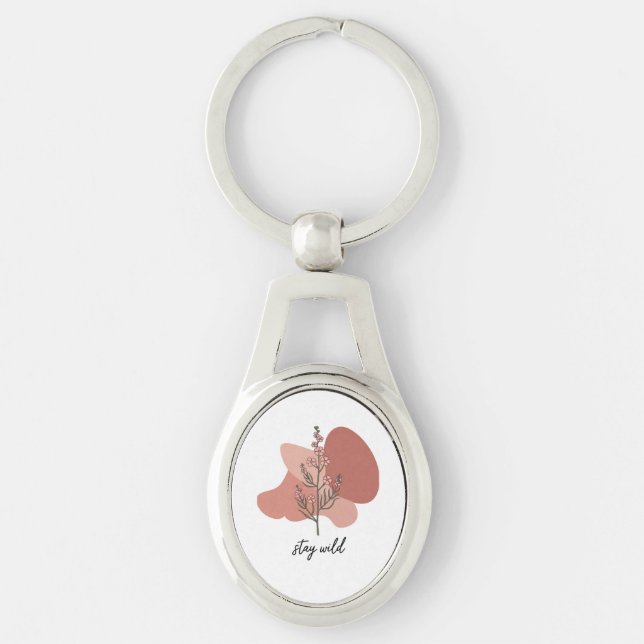 Chaveiro Wild Floral Design (Frente)