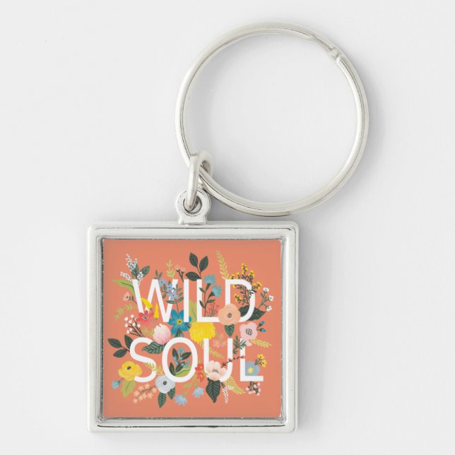 Chaveiro Wild Garden, Wild Soul (Frente)