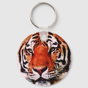 Chaveiro Wild Tiger Trabalho de arte