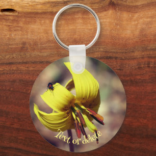 Chaveiro Wild Trout Lily E Friend Flower Personalizadas