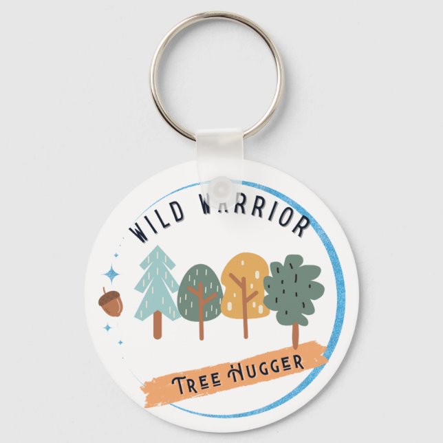 Chaveiro Wild Warrior Tree Hugger (Frente)