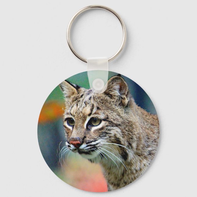 Chaveiro Wildlife Bobcat Photo (Frente)