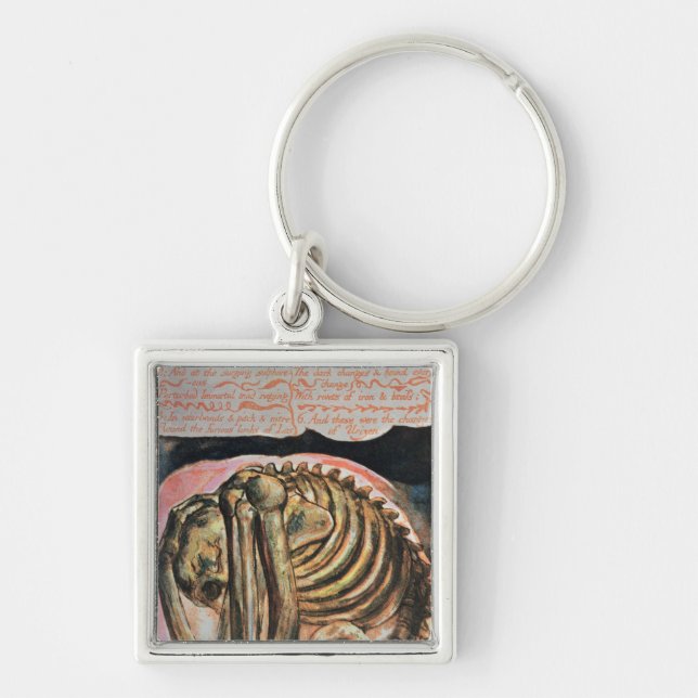 Chaveiro William Blake | a criação de Urizen no material (Frente)