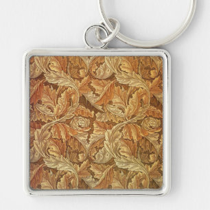 Chaveiro William Morris Acanthus Marrom Folhas de Outono