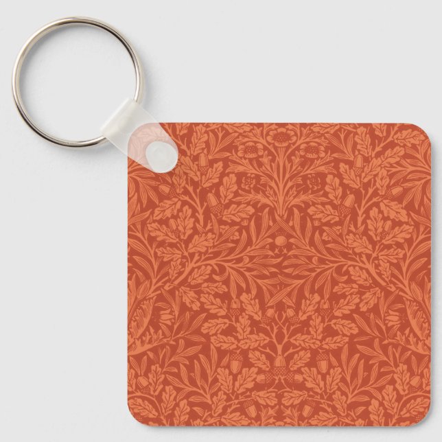 Chaveiro William Morris Acorn Wallpaper Nature Design (Frente)