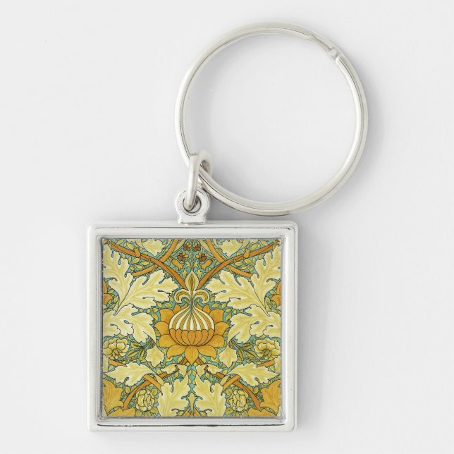Chaveiro William Morris Design nº 11 (Frente)