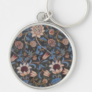 Chaveiro William Morris Evenlode Padrão Têxtil